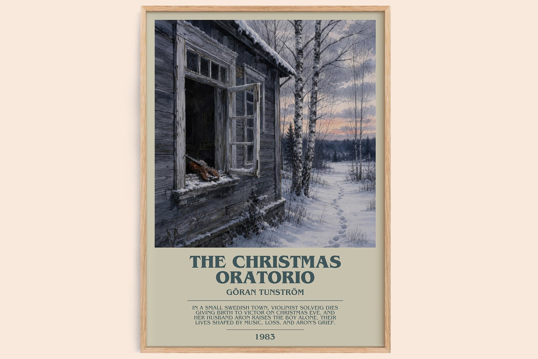 The Christmas Oratorio Bookish Wall Art by Göran Tunström