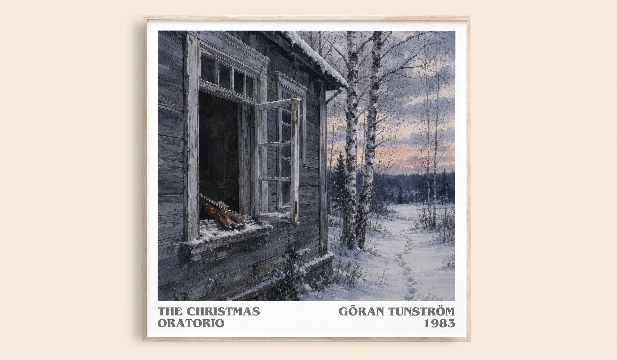 The Christmas Oratorio Literary Art Print by Göran Tunström