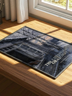 The Christmas Oratorio watercolour book poster framed on wall – literary fiction wall art