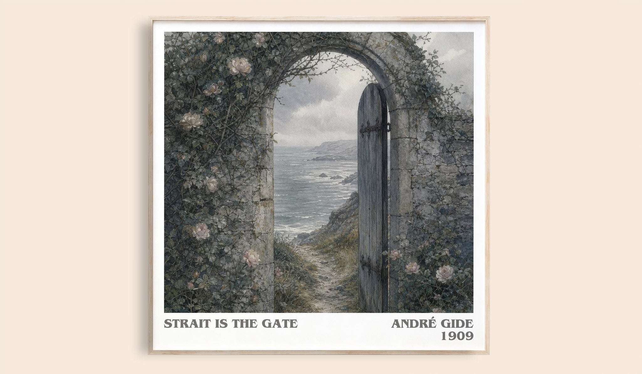 Strait is the Gate Literary Art Print by André Gide