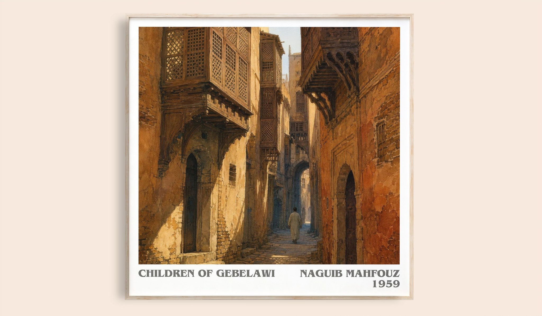 Children of Gebelawi Literary Art Print by Naguib Mahfouz