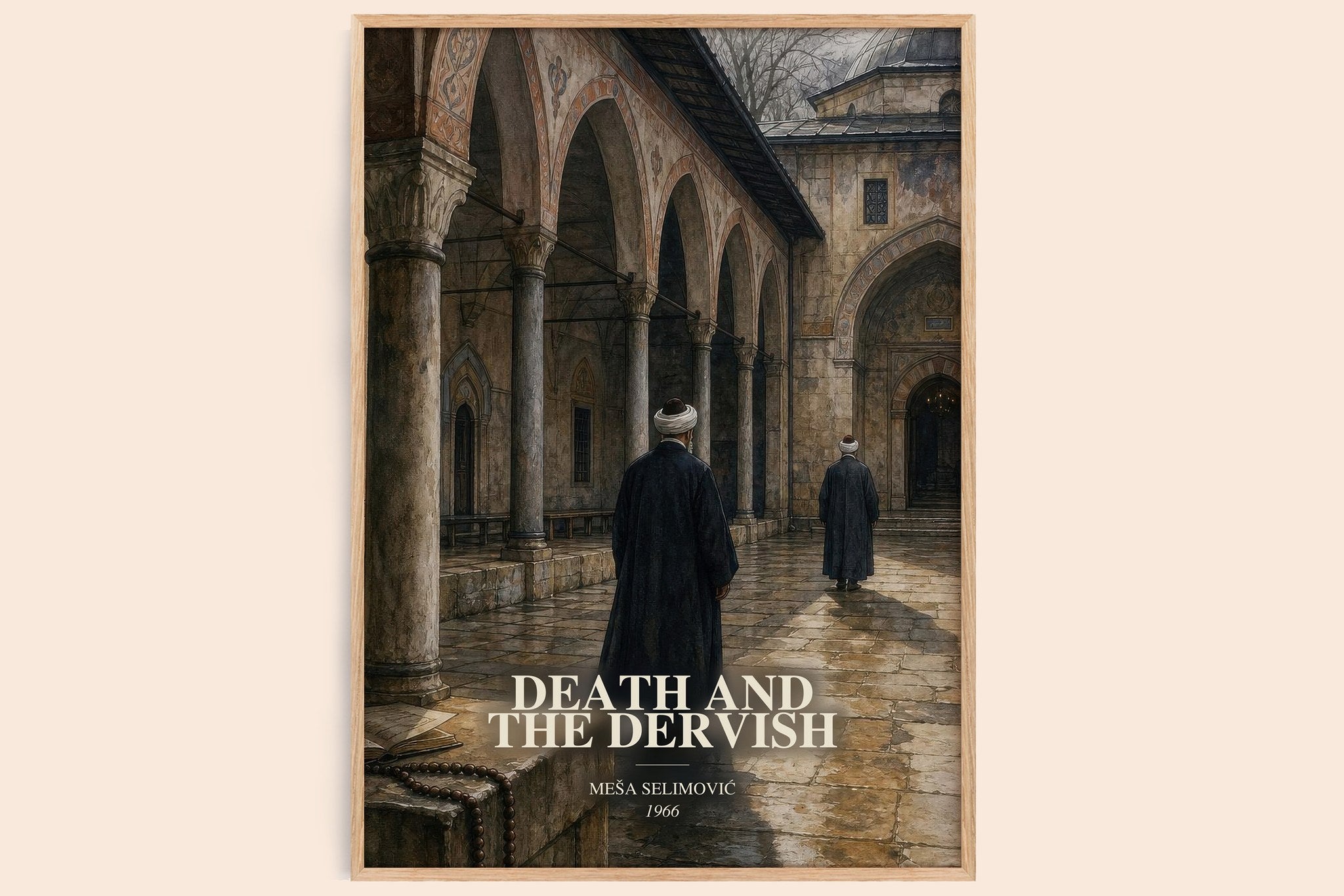 Death and the Dervish Book Watercolour Illustration by Meša Selimović