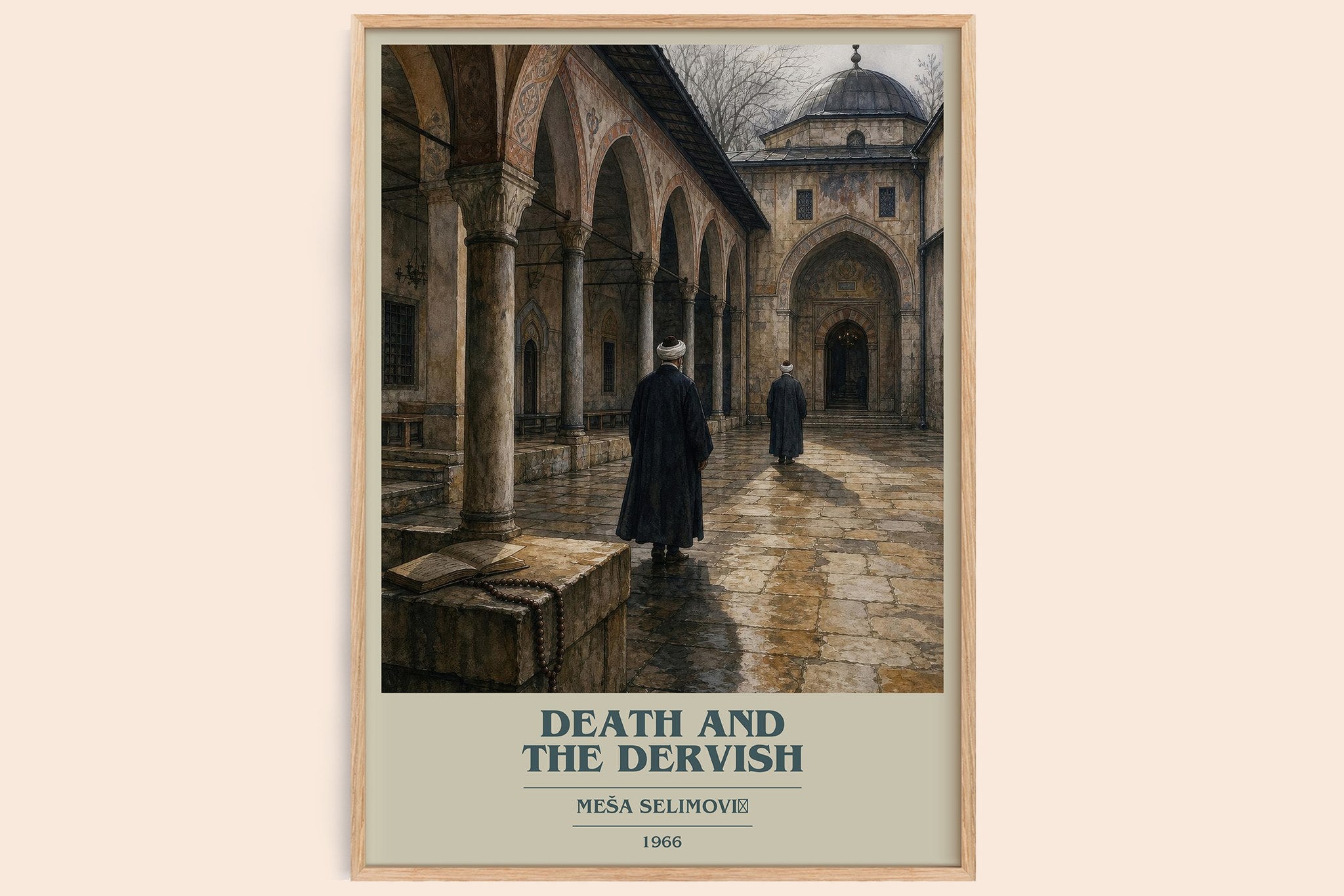 Death and the Dervish Book Cover Poster by Meša Selimović