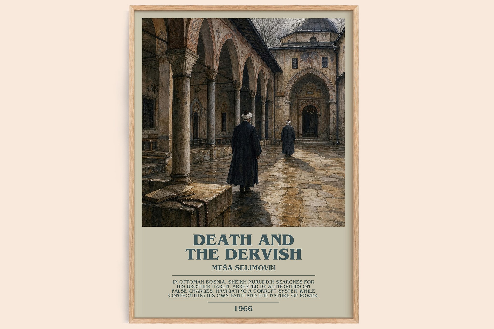 Death and the Dervish Bookish Wall Art by Meša Selimović