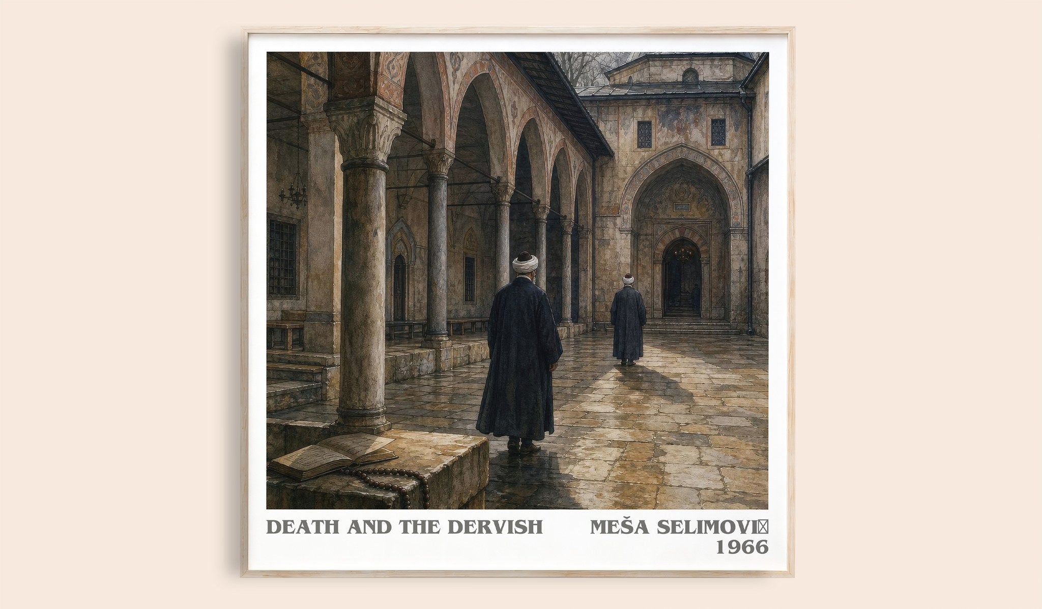 Death and the Dervish Literary Art Print by Meša Selimović