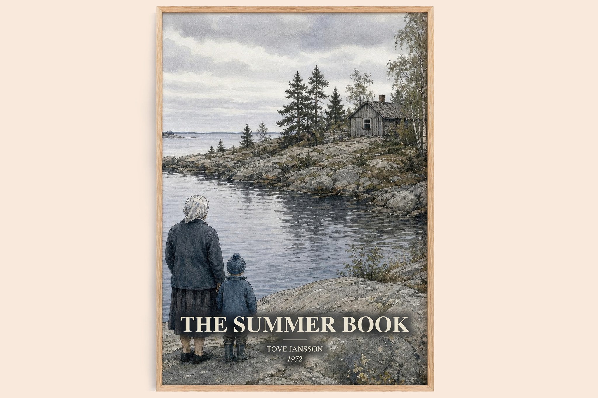 The Summer Book Book Watercolour Illustration by Tove Jansson