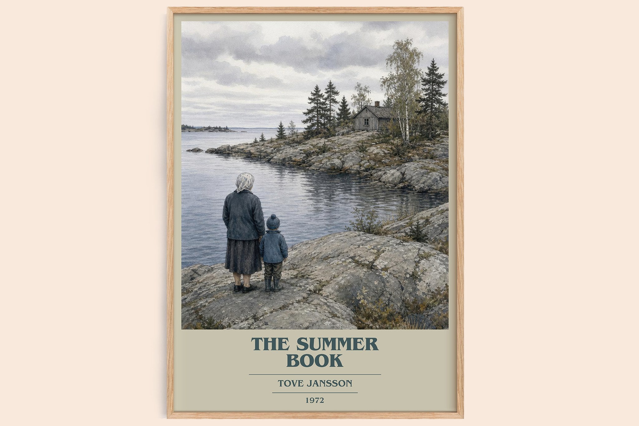 The Summer Book Book Cover Poster by Tove Jansson
