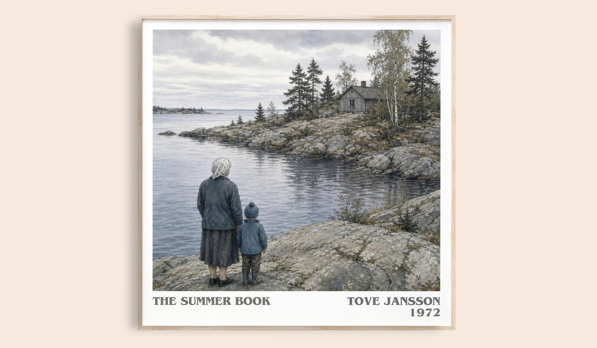 The Summer Book Literary Art Print by Tove Jansson