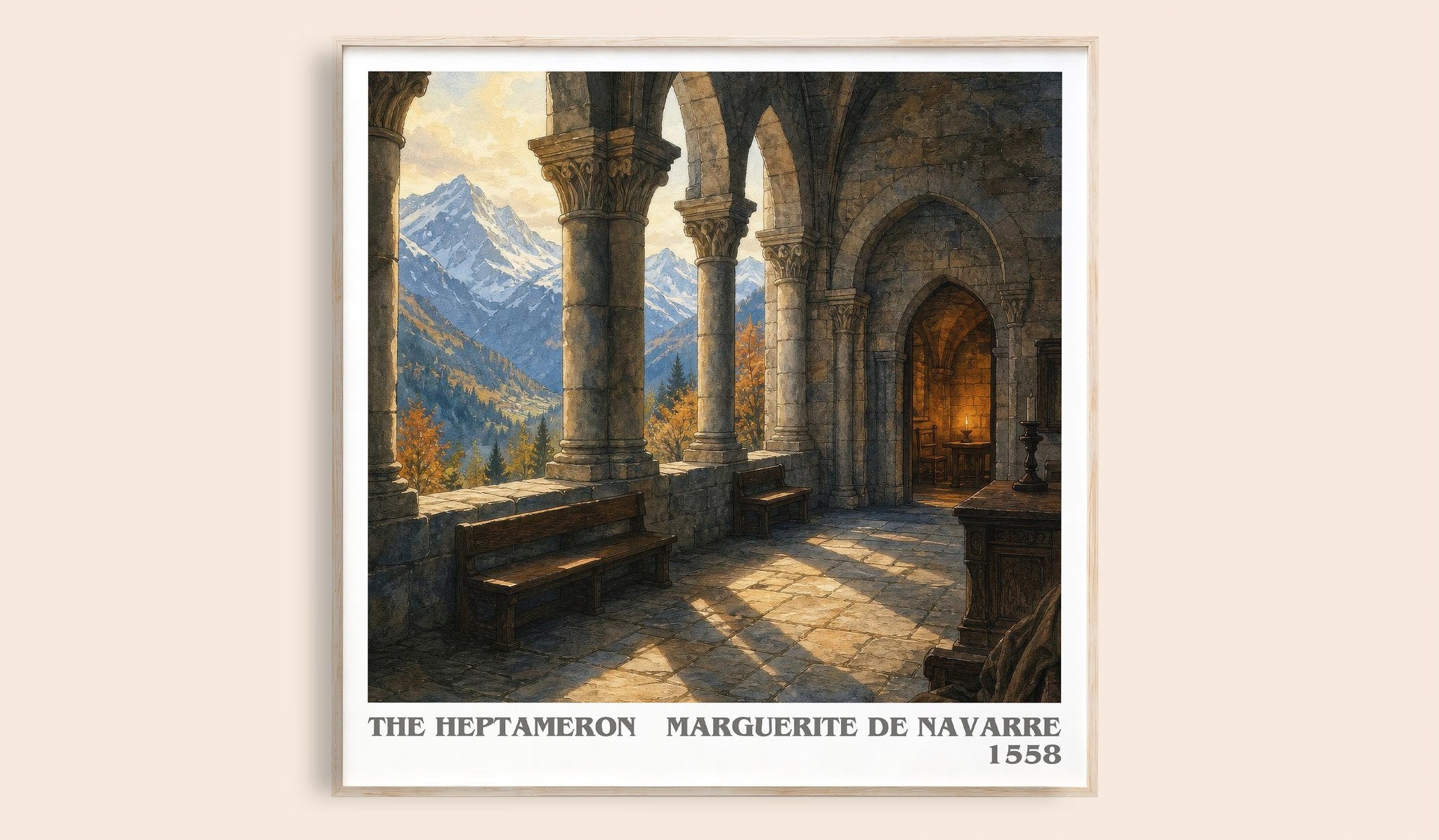 The Heptameron Literary Art Print by Marguerite de Navarre