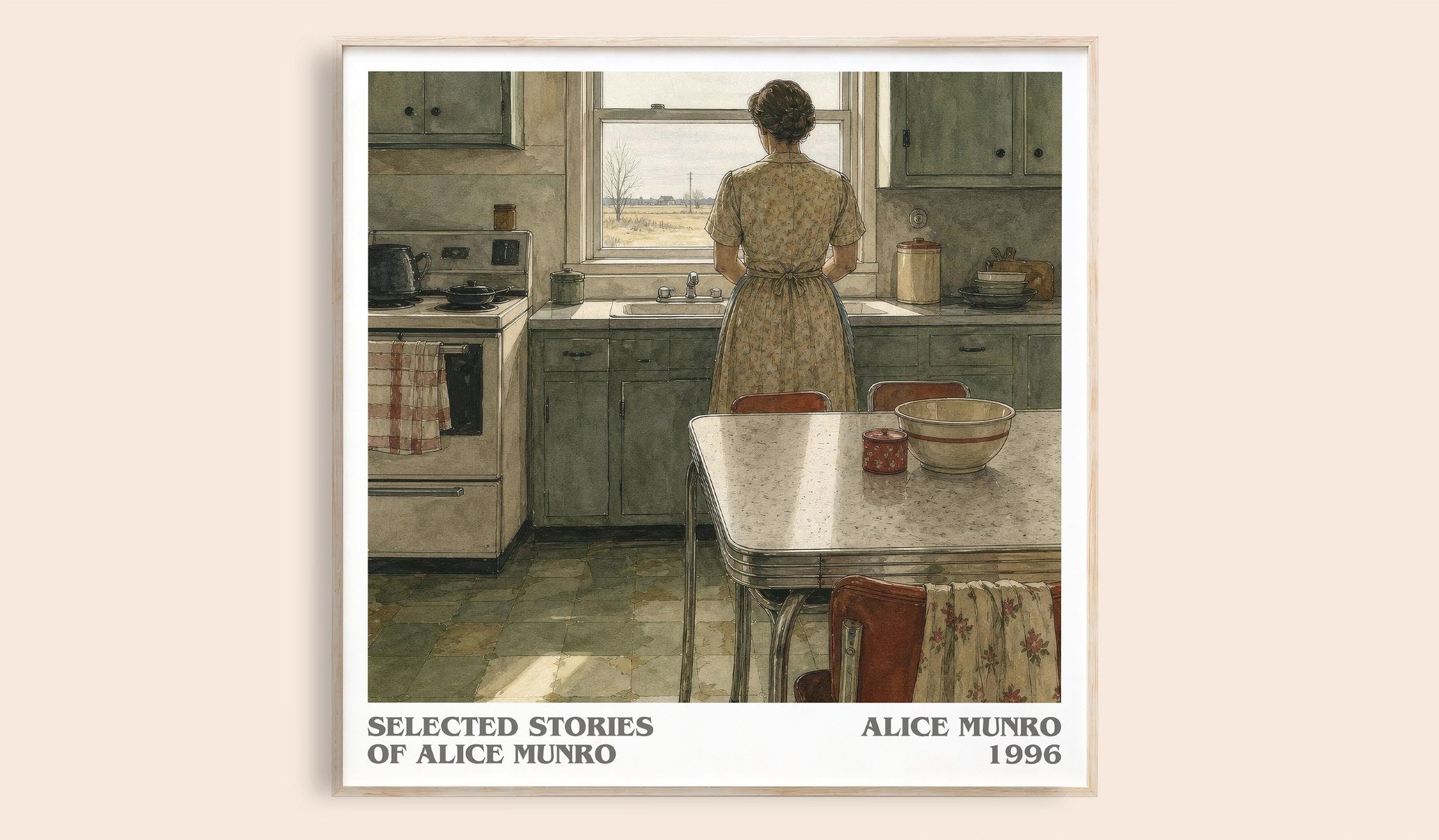 Selected Stories of Alice Munro Literary Art Print by Alice Munro