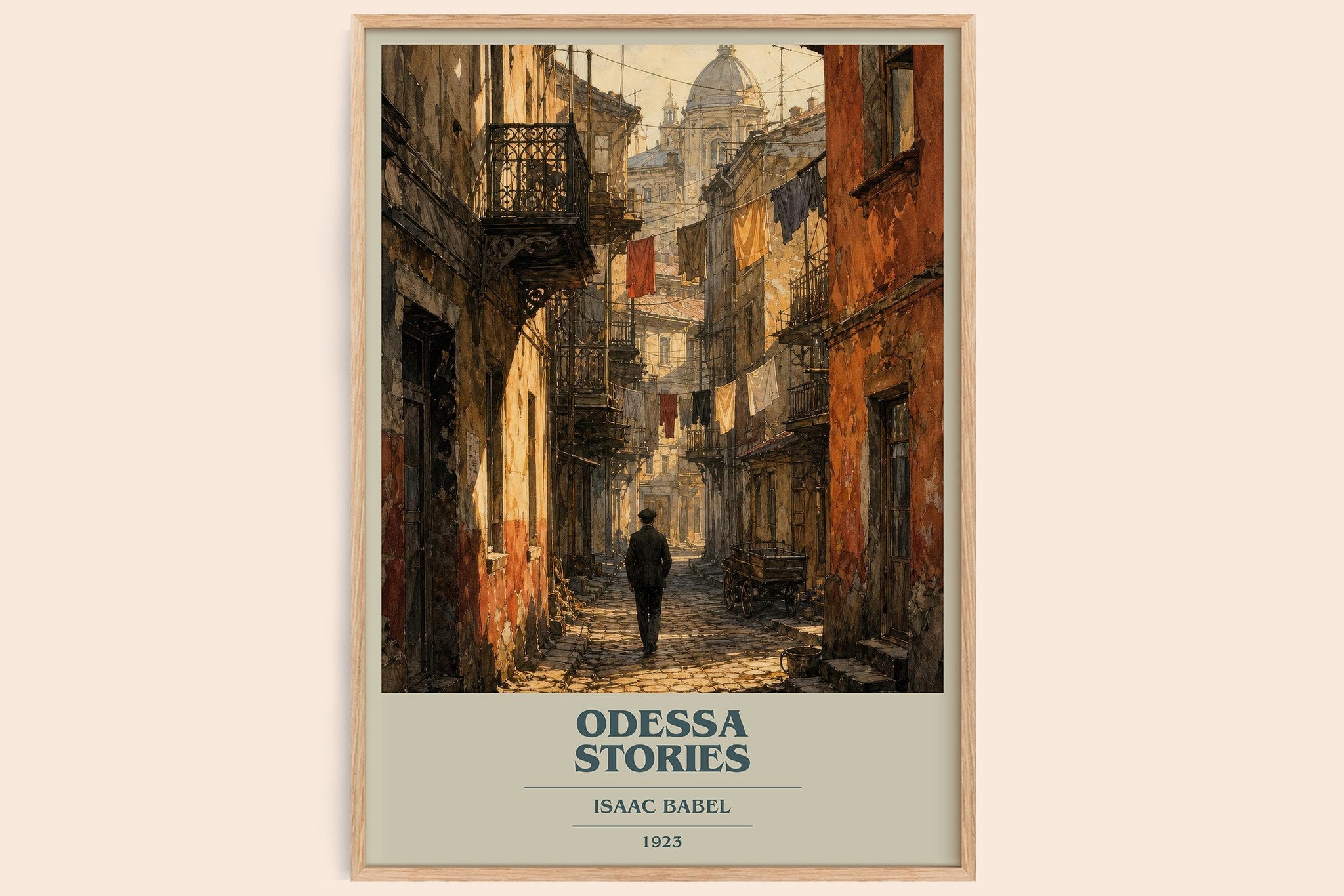 Odessa Stories Book Cover Poster by Isaac Babel