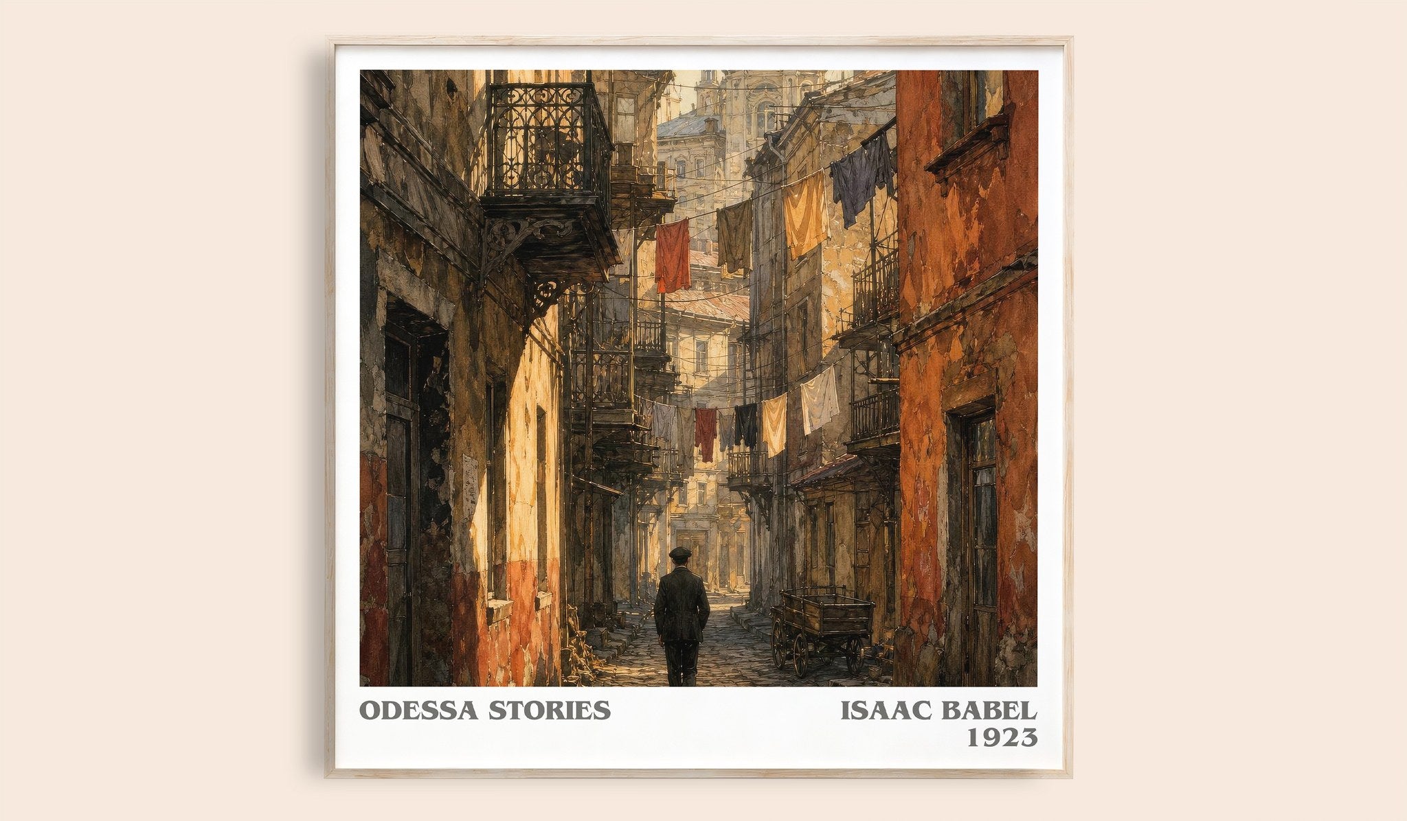 Odessa Stories Literary Art Print by Isaac Babel