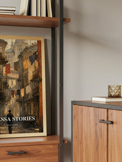 Odessa Stories book watercolour illustration paper finish options – matte satin gloss