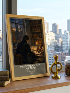 Phenomenology of Mind book cover poster colour and style options – G. W. F. Hegel book art