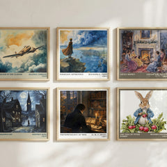 Phenomenology of Mind literary print in frame leaning in hallway – philosophy wall art
