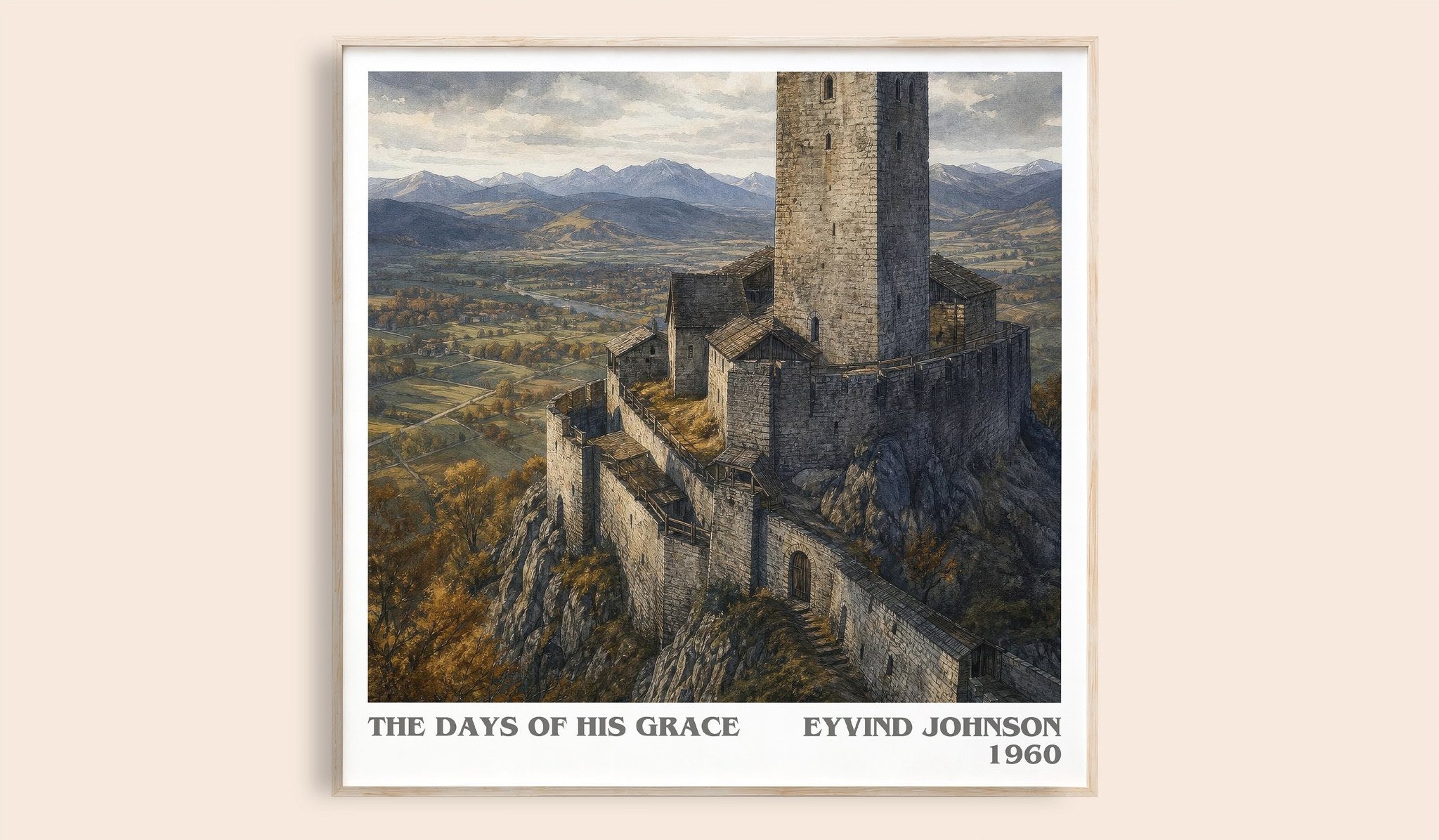 The Days of His Grace Literary Art Print by Eyvind Johnson
