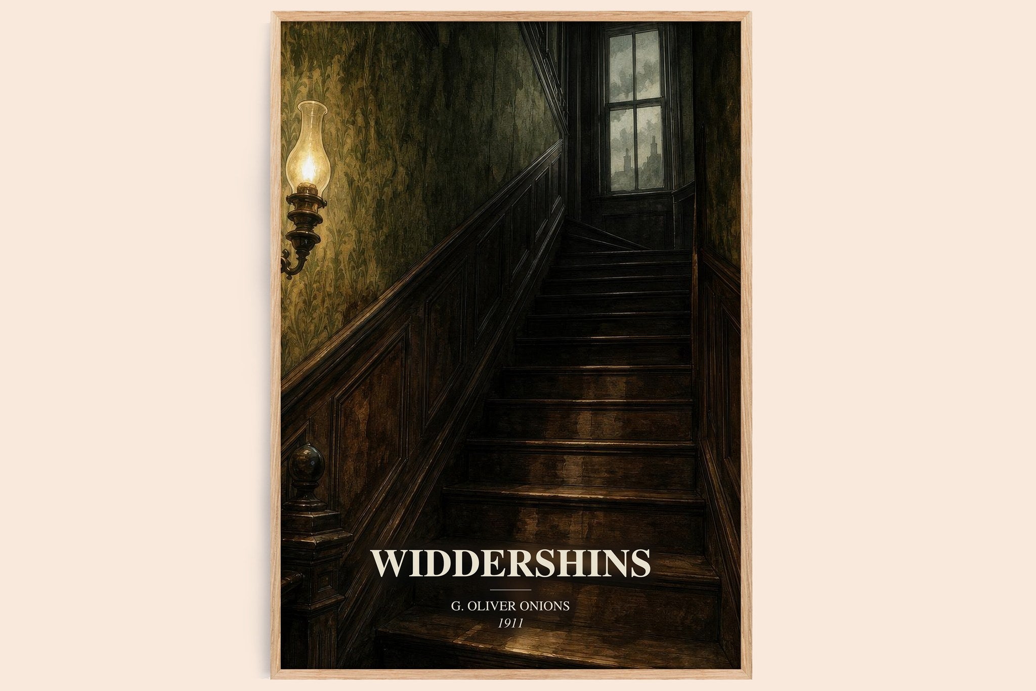 Widdershins Book Watercolour Illustration by G. Oliver Onions