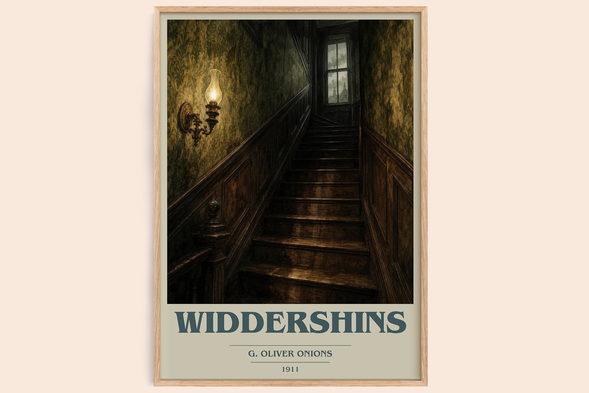 Widdershins Book Cover Poster by G. Oliver Onions