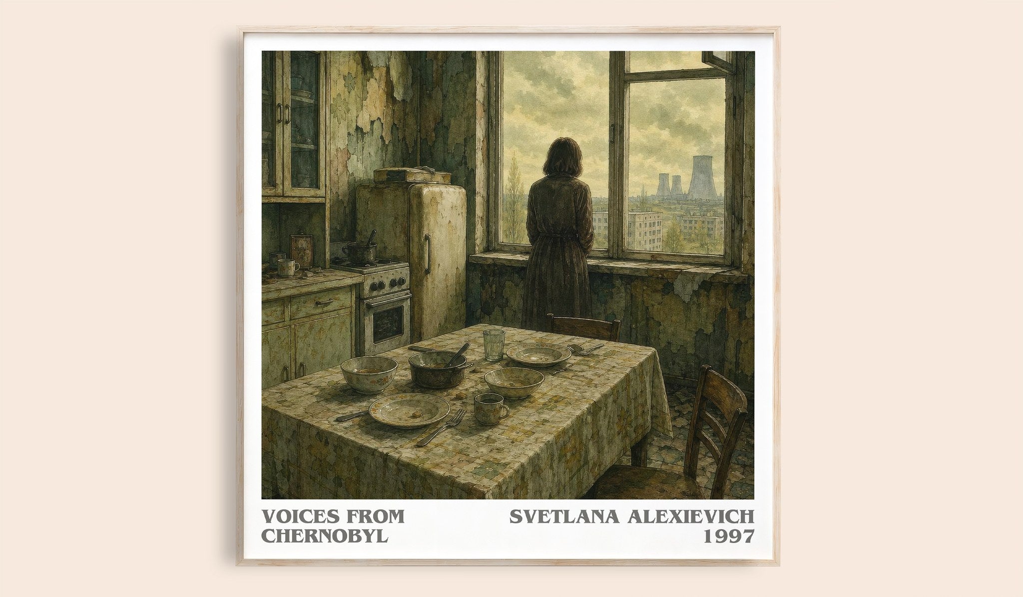 Voices from Chernobyl Literary Art Print by Svetlana Alexievich