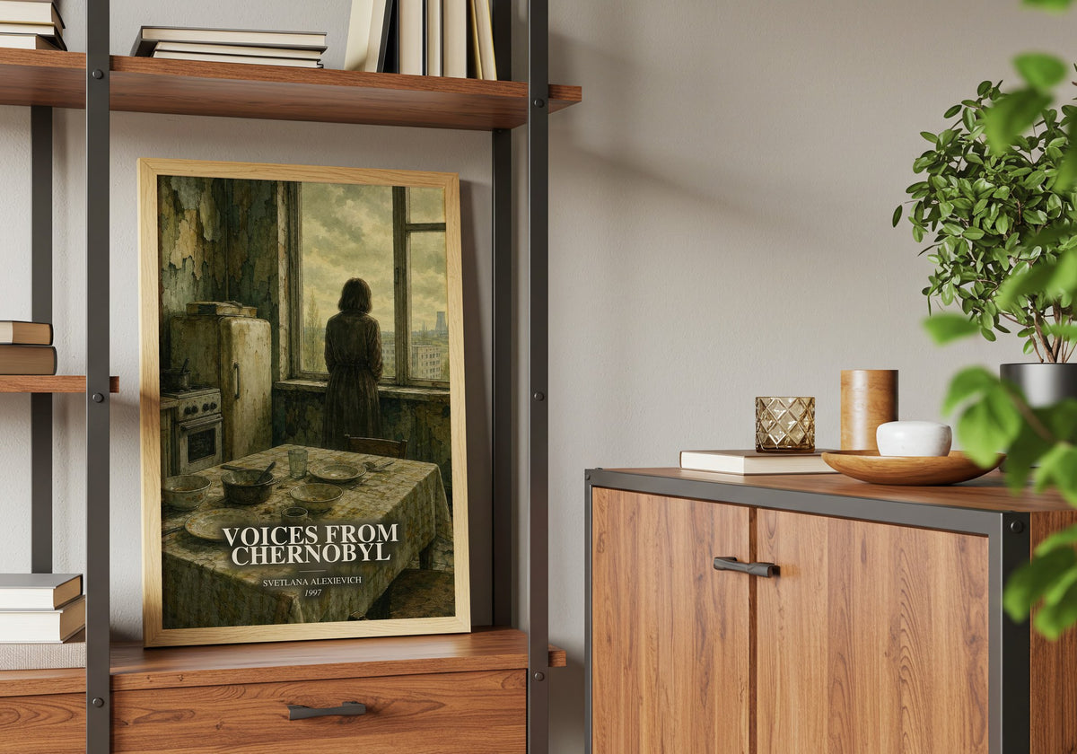 Voices from Chernobyl book watercolour illustration paper finish options – matte satin gloss