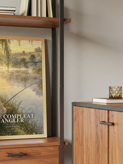 The Compleat Angler book watercolour illustration paper finish options – matte satin gloss