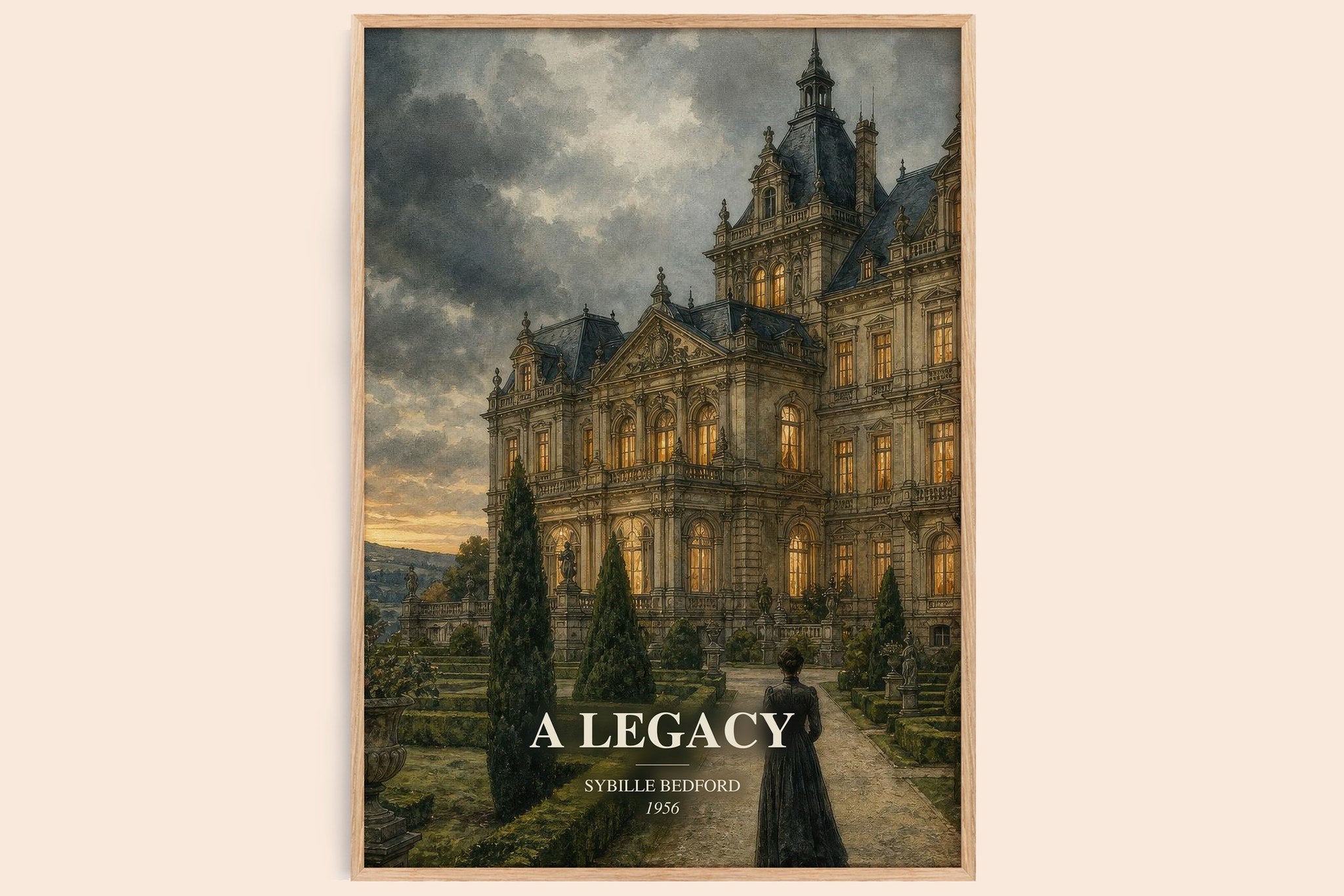 A Legacy Book Watercolour Illustration by Sybille Bedford