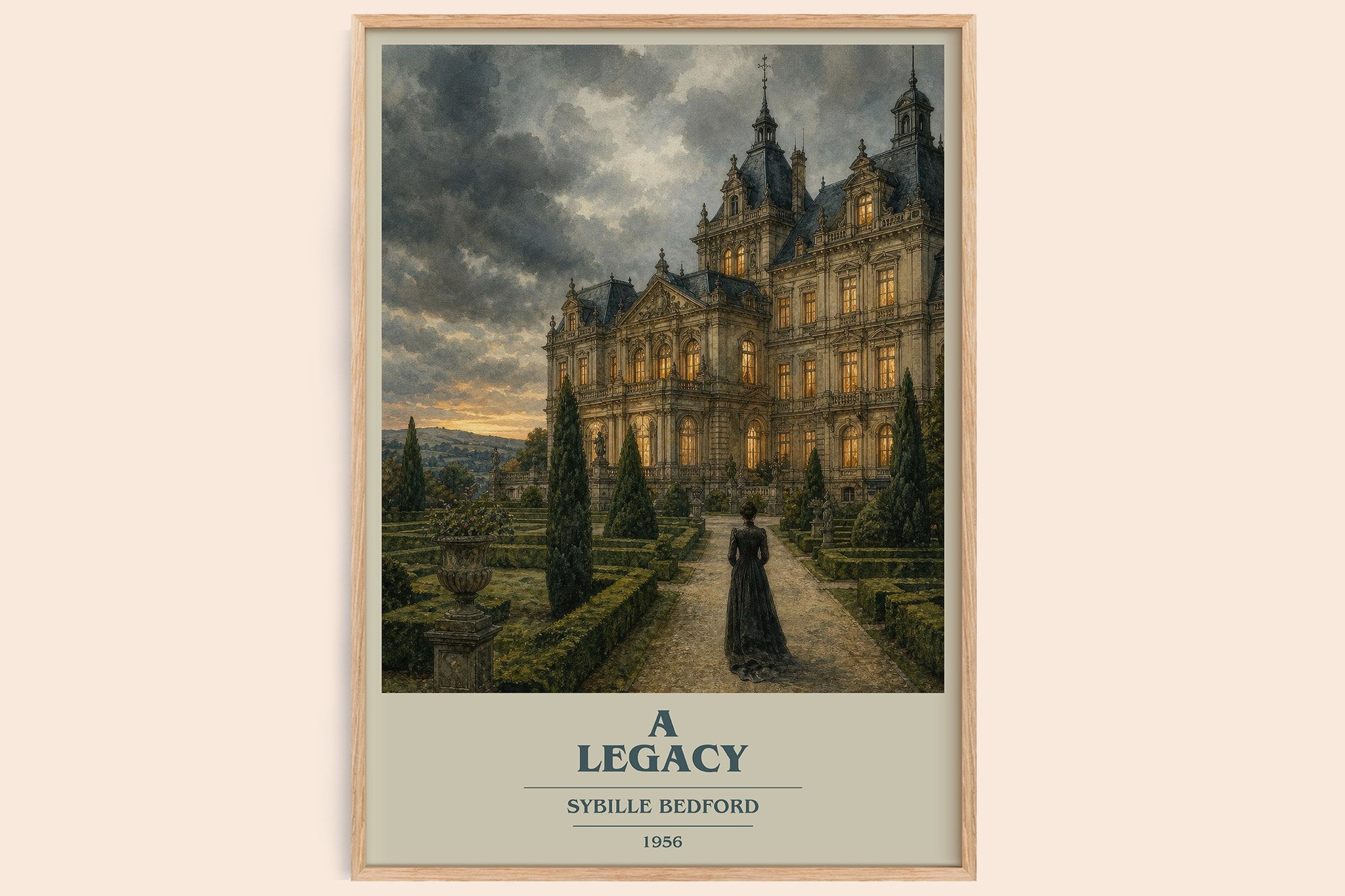 A Legacy Book Cover Poster by Sybille Bedford