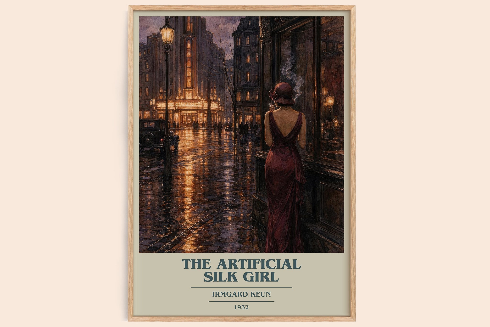 The Artificial Silk Girl Book Cover Poster by Irmgard Keun