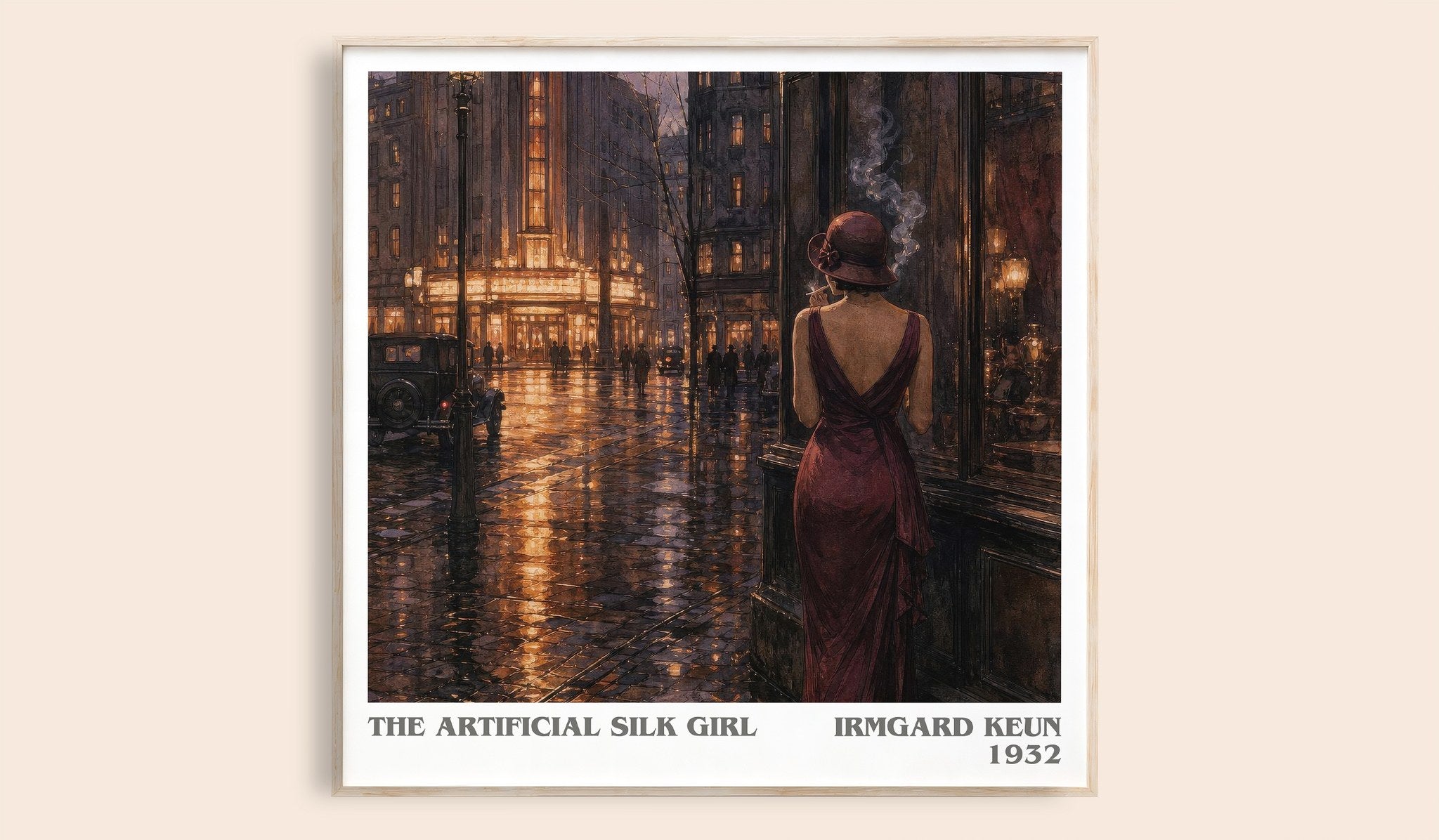 The Artificial Silk Girl Literary Art Print by Irmgard Keun