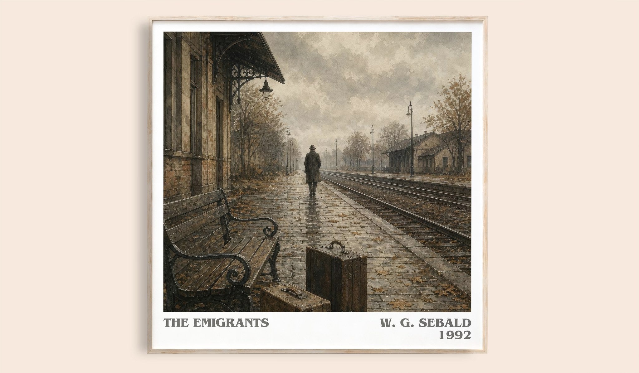 The Emigrants Literary Art Print by W. G. Sebald