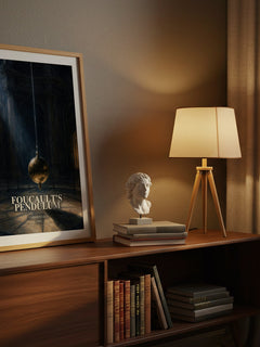 Foucault's Pendulum watercolour print on bookshelf – Umberto Eco fan gift