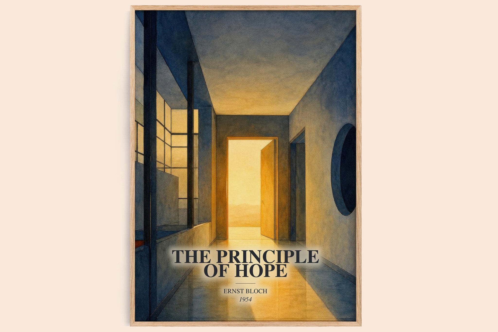 The Principle Of Hope Book Watercolour Illustration by Ernst Bloch