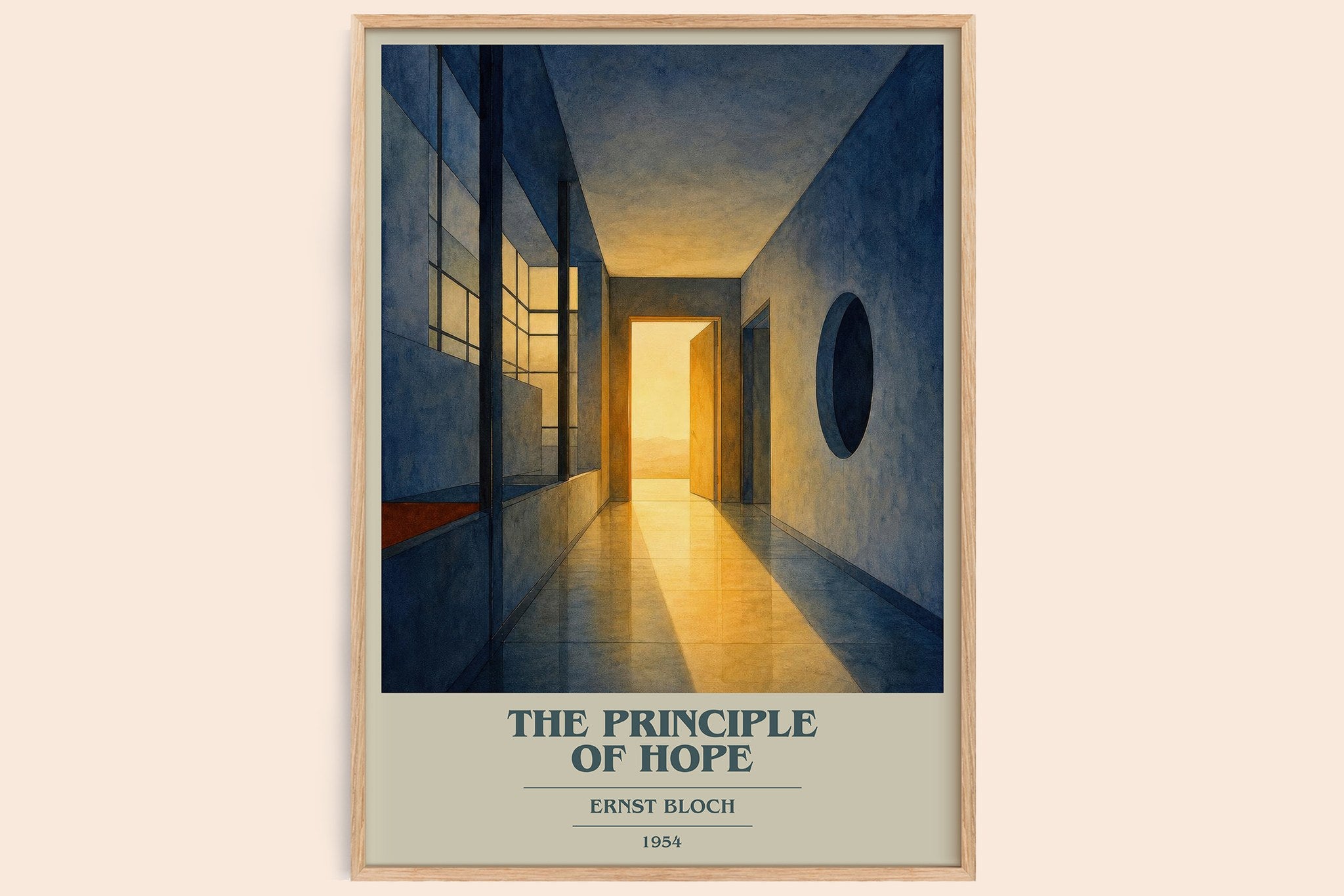 The Principle Of Hope Book Cover Poster by Ernst Bloch