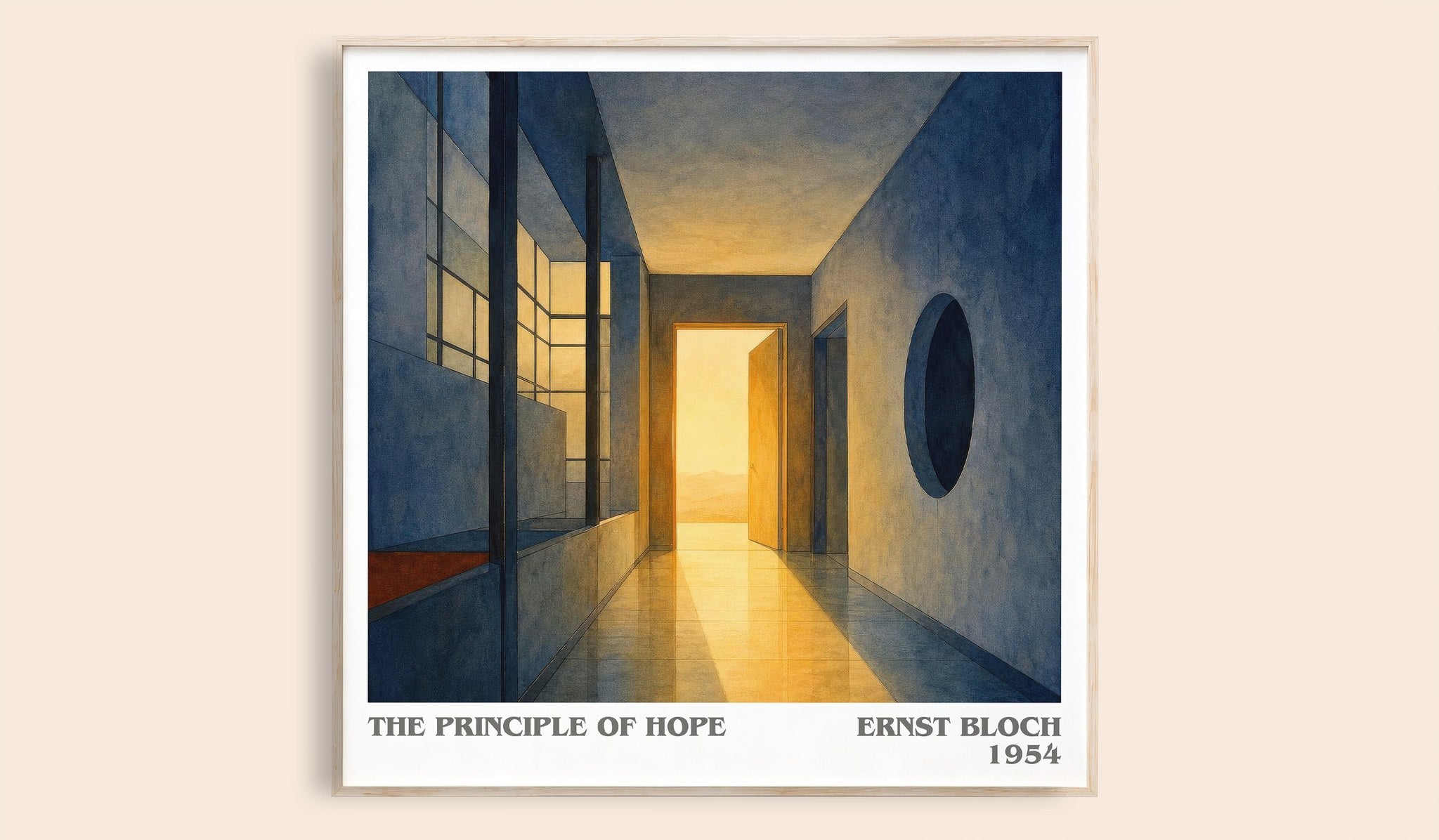 The Principle Of Hope Literary Art Print by Ernst Bloch