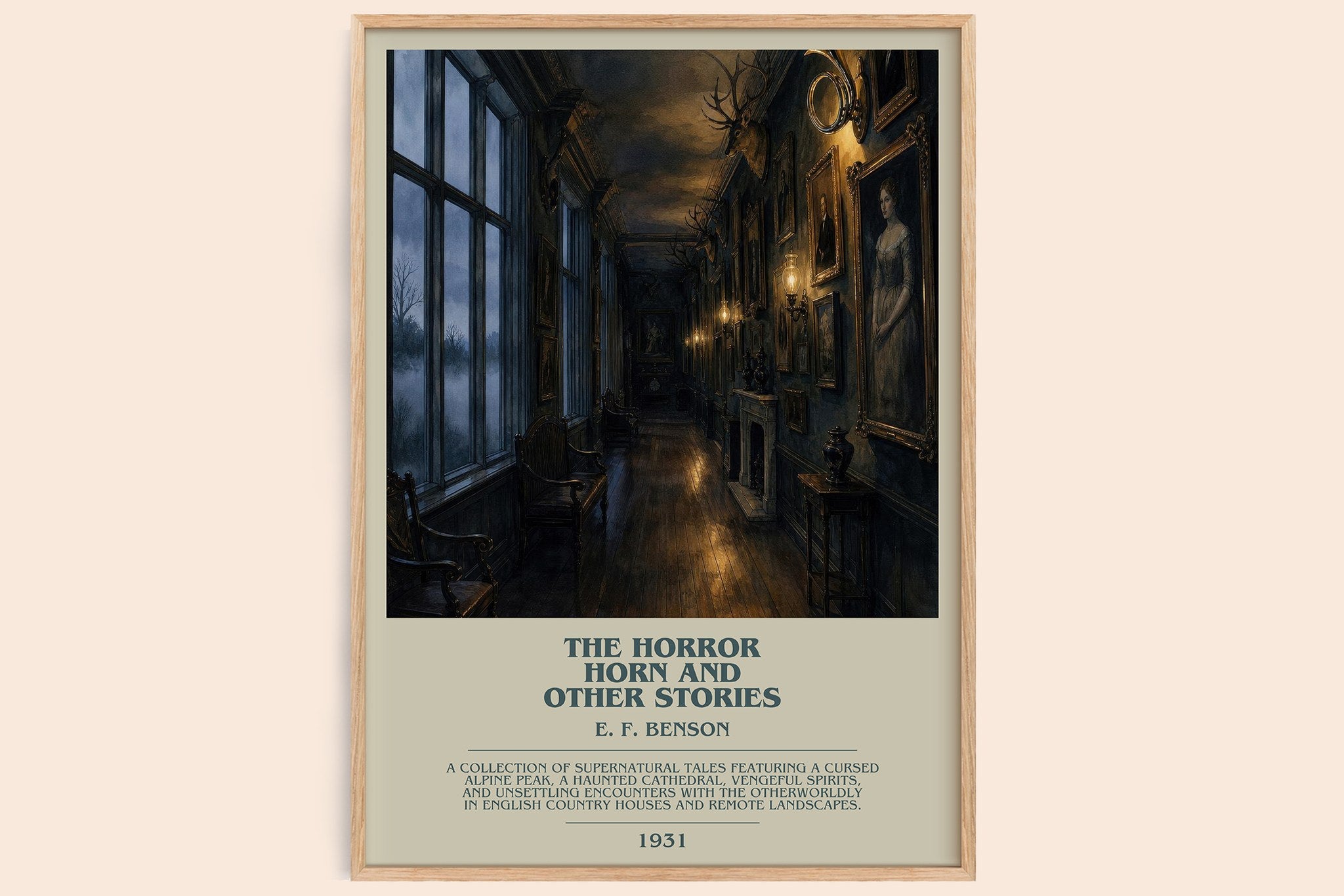 The Horror Horn And Other Stories Bookish Wall Art by E. F. Benson