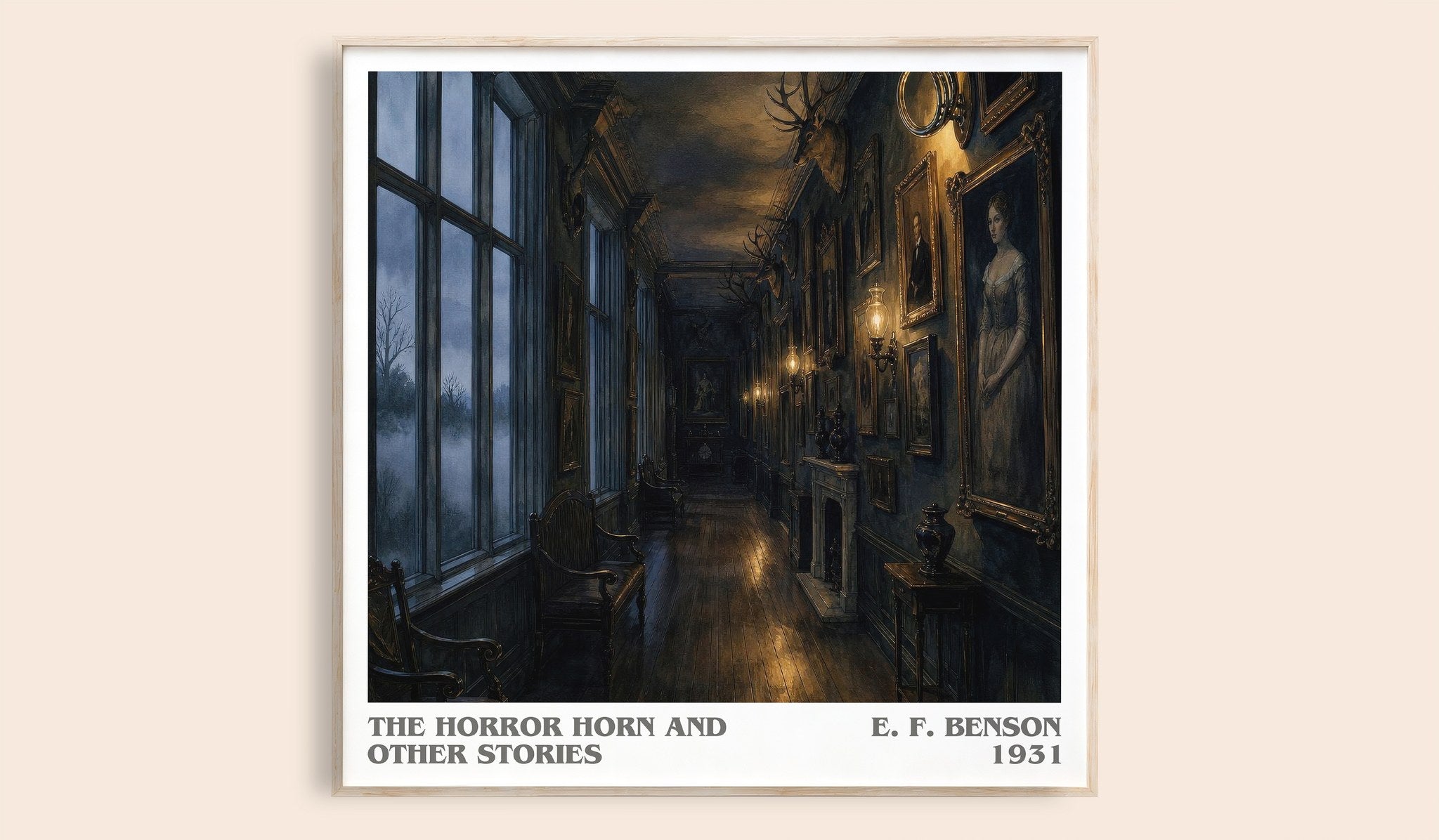 The Horror Horn And Other Stories Literary Art Print by E. F. Benson