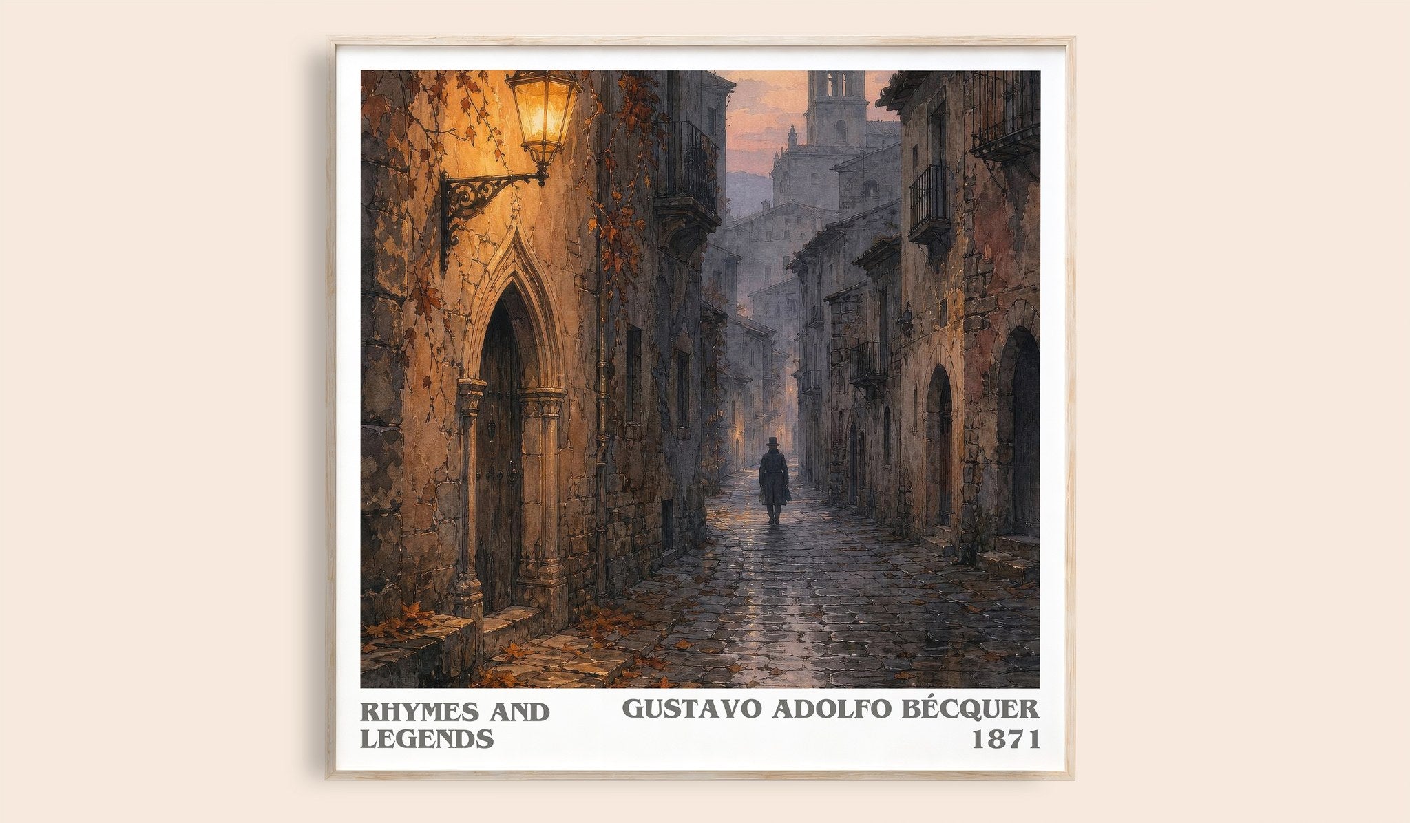 Rhymes And Legends Literary Art Print by Gustavo Adolfo Bécquer