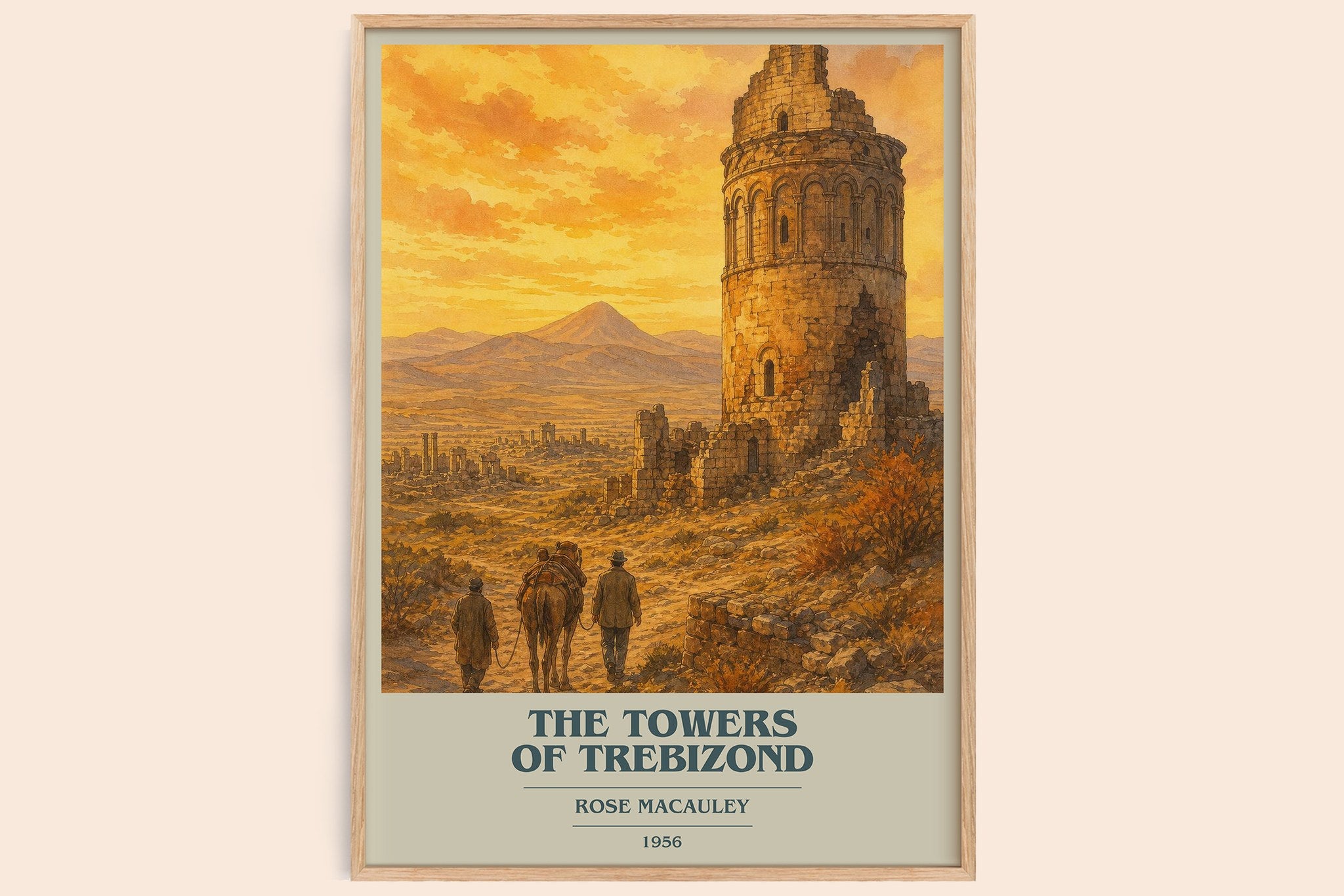 The Towers Of Trebizond Book Cover Poster by Rose Macauley