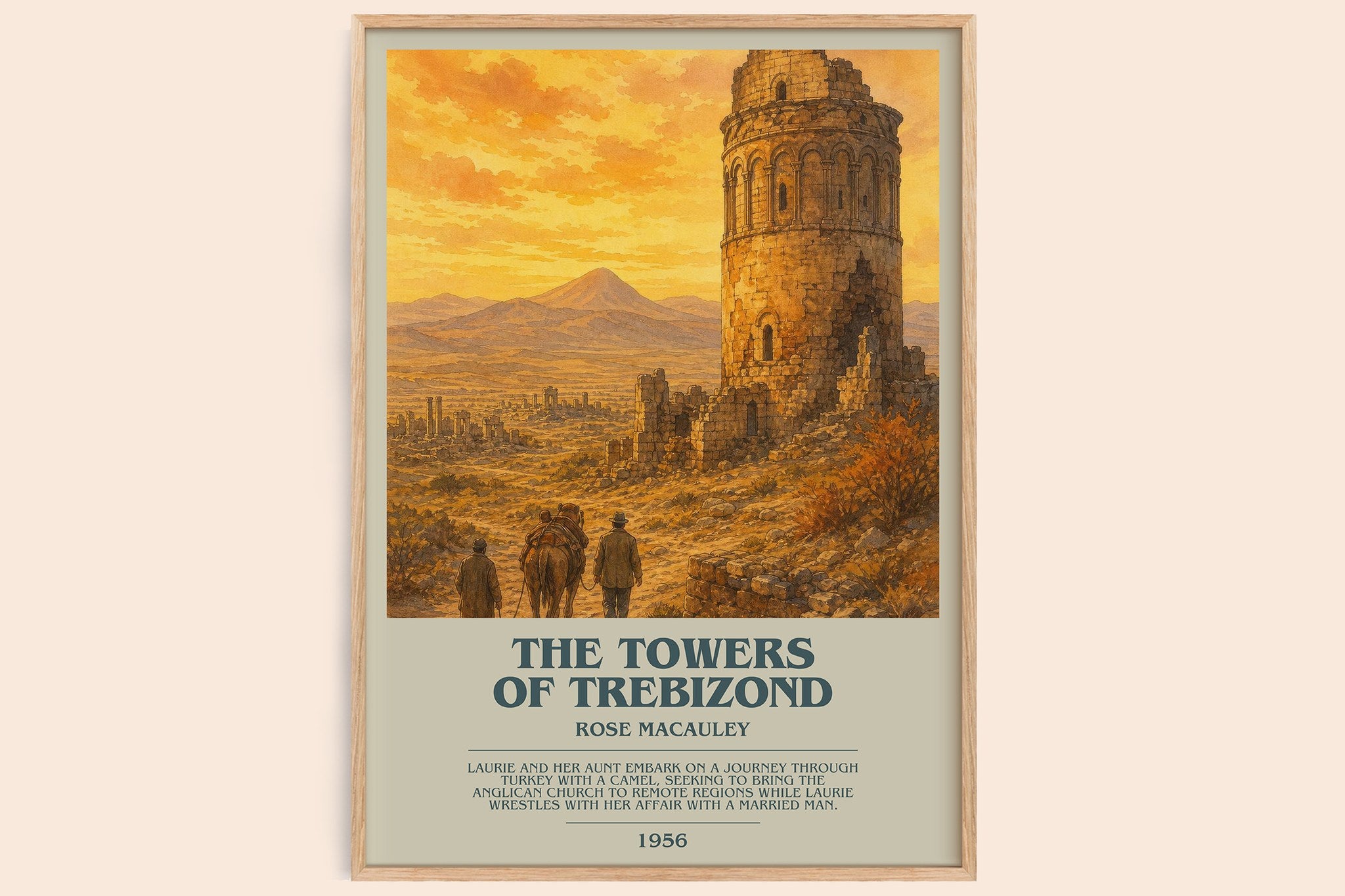 The Towers Of Trebizond Bookish Wall Art by Rose Macauley