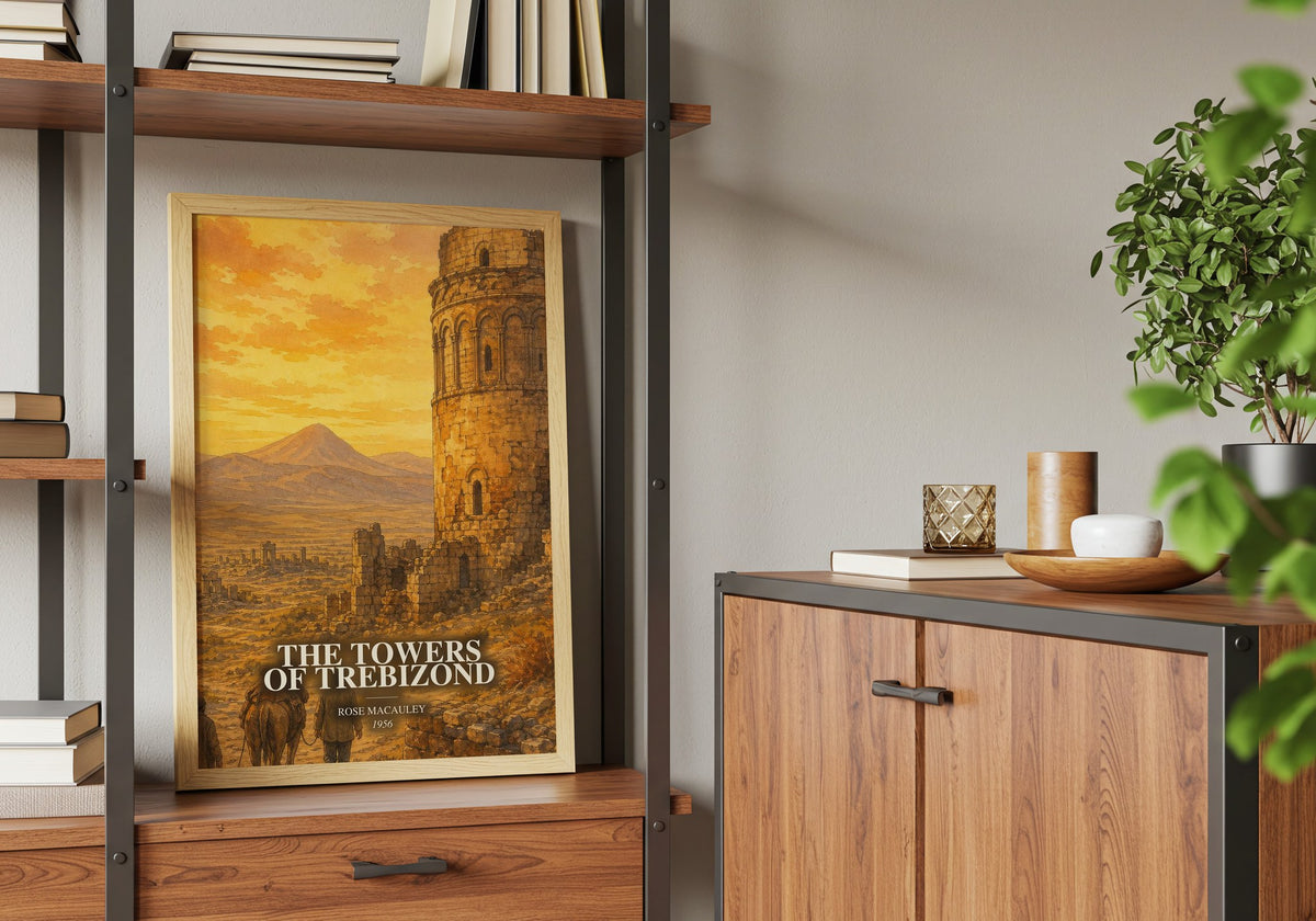 The Towers Of Trebizond book watercolour illustration paper finish options – matte satin gloss