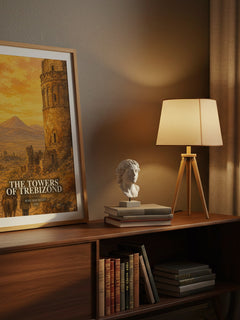 The Towers Of Trebizond watercolour print on bookshelf – Rose Macauley fan gift