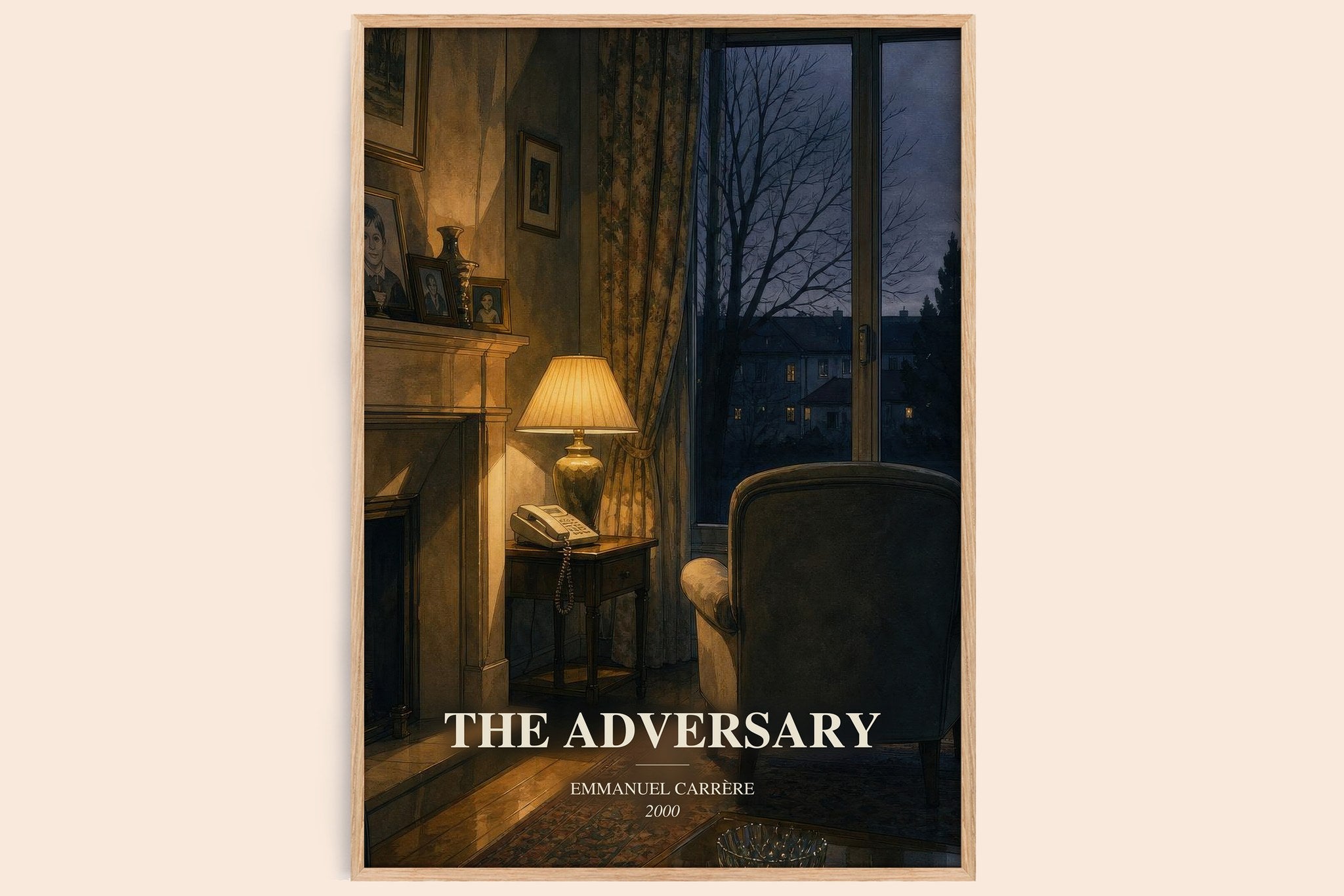 The Adversary Book Watercolour Illustration by Emmanuel Carrère