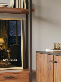 The Adversary book watercolour illustration paper finish options – matte satin gloss