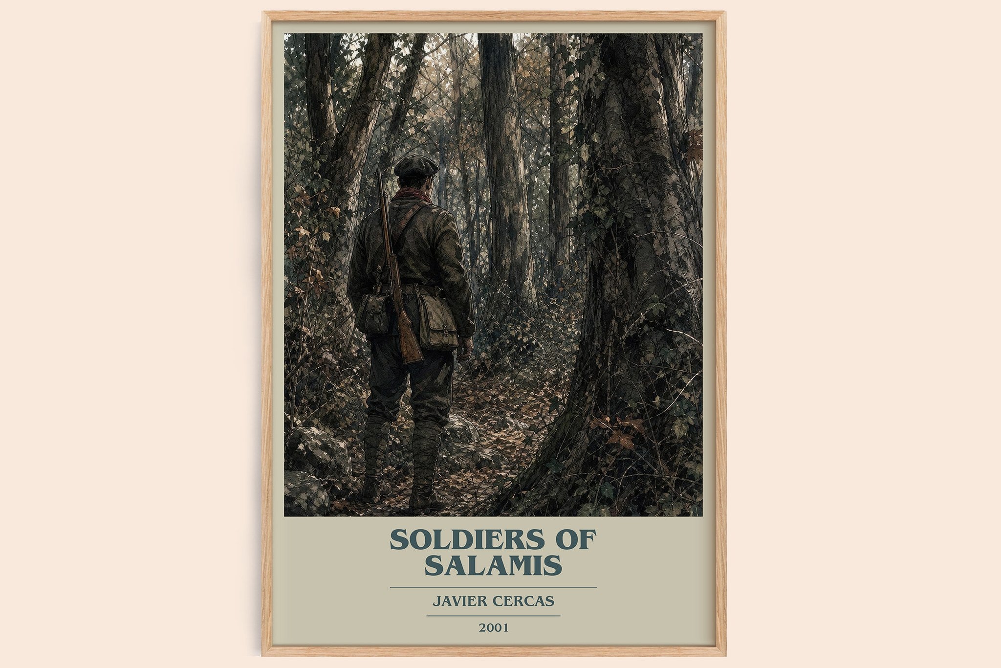 Soldiers of Salamis Book Cover Poster by Javier Cercas