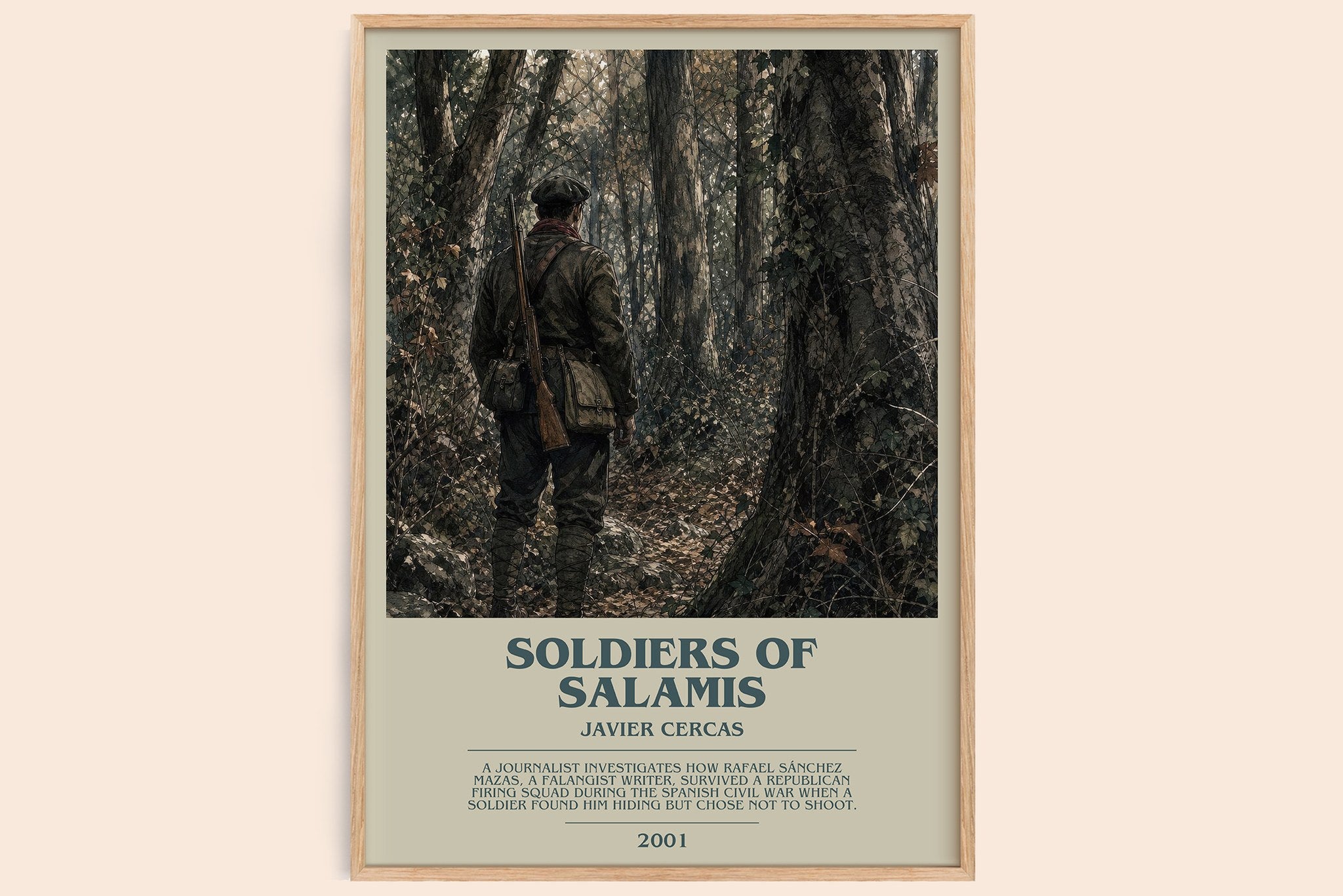 Soldiers of Salamis Bookish Wall Art by Javier Cercas