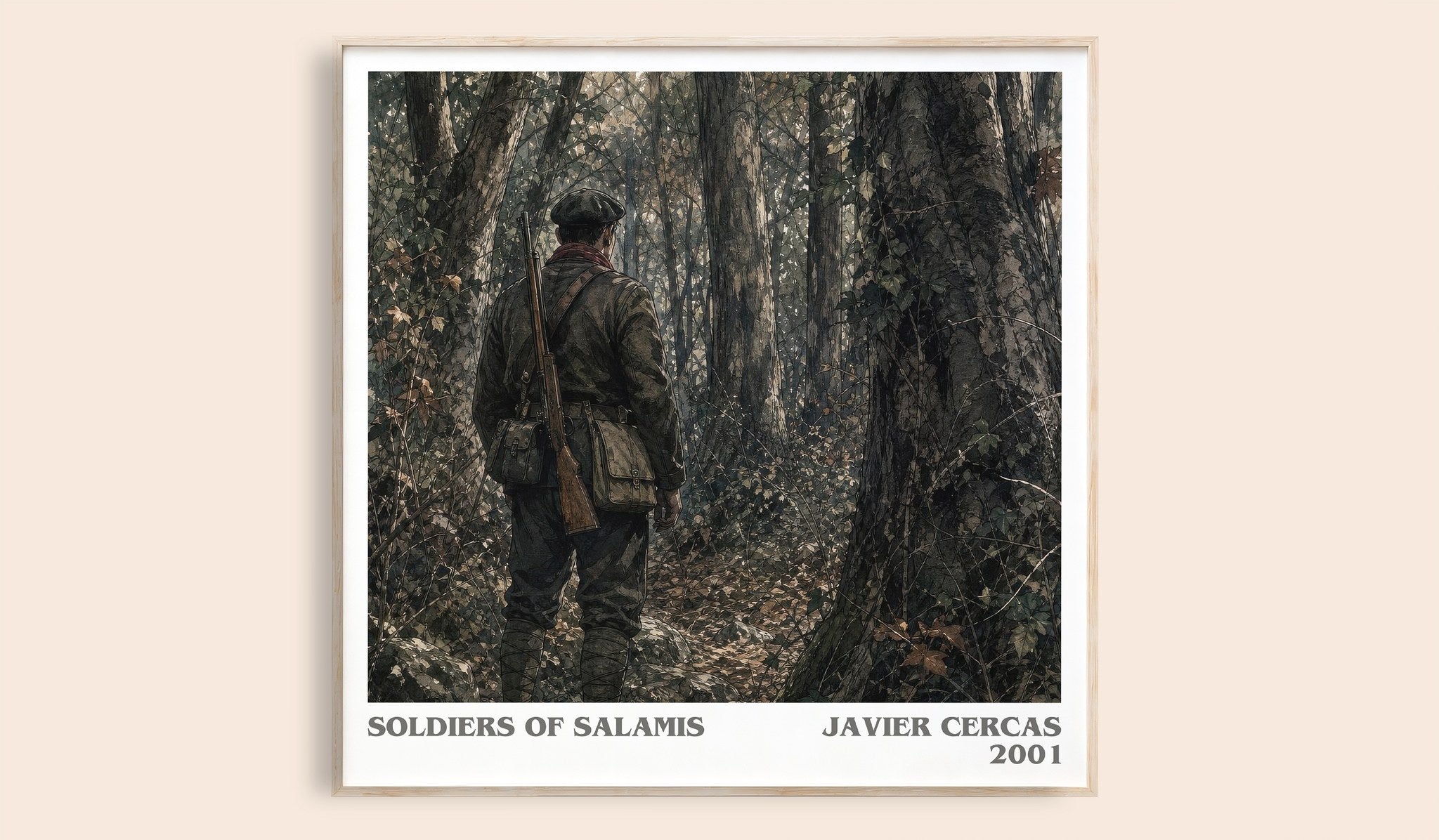 Soldiers of Salamis Literary Art Print by Javier Cercas