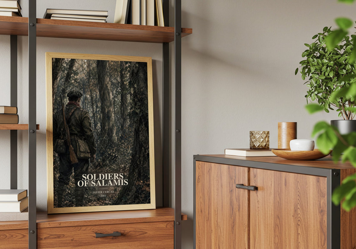 Soldiers of Salamis book watercolour illustration paper finish options – matte satin gloss