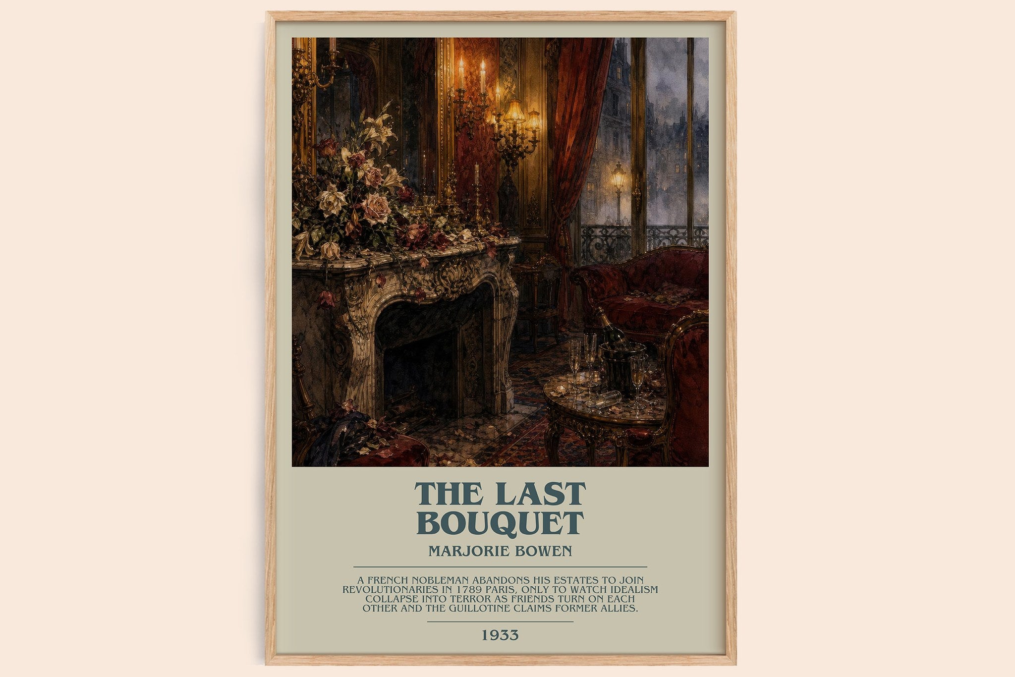 The Last Bouquet Bookish Wall Art by Marjorie Bowen