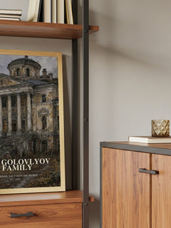 The Golovlyov Family book watercolour illustration paper finish options – matte satin gloss