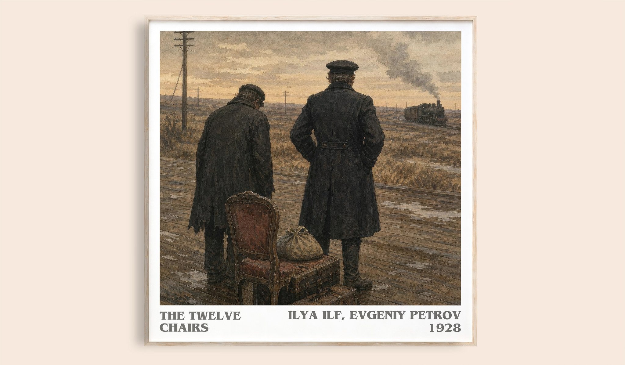 The Twelve Chairs Literary Art Print by Ilya Ilf, Evgeniy Petrov
